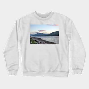 Loch Linnhe, Scotland, at sunset Crewneck Sweatshirt